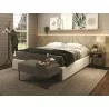 Casabianca ACE Bench In Mocha With Black Painted Base With Dark Oak Tray - Lifestyle 2 - Casabianca ACE Bench In Mocha With Black Painted Base With Dark Oak Tray - Lifestyle 2