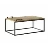 Casabianca NOA Coffee Table In Oak - Angled - Casabianca NOA Coffee Table In Oak - Angled