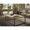 Casabianca NOA Coffee Table In Oak - Lifestyle Angled Shot - Casabianca NOA Coffee Table In Oak - Lifestyle Angled Shot