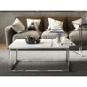 Casabianca NOA Coffee Table In Matte White - Lifestyle Front - Casabianca NOA Coffee Table In Matte White - Lifestyle Front