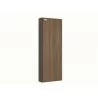 Casabianca NOA Shoe Rack In Dark Brown Oak - Angled View - Casabianca NOA Shoe Rack In Dark Brown Oak - Angled View