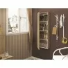 Casabianca NOA Shoe Rack In Oak - Lifestyle with Opened Cabinet - Casabianca NOA Shoe Rack In Oak - Lifestyle with Opened Cabinet