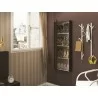 Casabianca NOA Shoe Rack In Black Wenge - Lifestyle Opened Cabinet - Casabianca NOA Shoe Rack In Black Wenge - Lifestyle Opened Cabinet