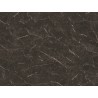 Casabianca CLARK C End Table In Black Marbled With Black Painted Metal Frame - Table Top Close-up