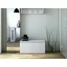 Casabianca BEL AIR Wall Hook In White Wood Grain Melamine - Lifestyle - Casabianca BEL AIR Wall Hook In White Wood Grain Melamine - Lifestyle