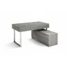 J&M Furniture LP KD12 Modern Office Desk in Matte Grey  002 - J&M Furniture LP KD12 Modern Office Desk in Matte Grey  002