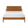 Greenington Monterey Queen Platform Bed, Amber - Front Angle - Greenington Monterey Queen Platform Bed, Amber - Front Angle