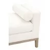 Essentials For Living Keaton Upholstered Bench - LiveSmart Peyton-Pearl, Natural Gray Oak - Seat Close-up - Essentials For Living Keaton Upholstered Bench - LiveSmart Peyton-Pearl, Natural Gray Oak - Seat Close-up