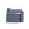 oodstock Marketing Keefe Lounge Chair - Charcoal - Side View