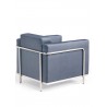 oodstock Marketing Keefe Lounge Chair - Charcoal - Back Angle