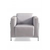 oodstock Marketing Keefe Lounge Chair - Silver - Front