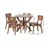 Kenna 5-Piece Dining Set - dimes - Kenna 5-Piece Dining Set - dimes