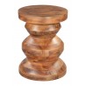 Kerala Side Table in Walnut- Front view 3