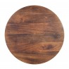Kerala Side Table in Walnut- top view 2