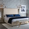 Sunpan Jefferson Bed Queen / King Belfast Oatmeal - Lifestyle