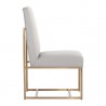 Sunpan Joyce Dining Chair in Casablanca Stratus - Side Angle