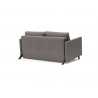 Innovation Living Cubed Full Size Sofa Bed With Arms in Mixed Dance Grey - Back Angle