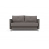 Innovation Living Cubed Full Size Sofa Bed With Arms in Mixed Dance Grey - Front View