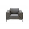 J&M Furniture King Leather Sofa Chair