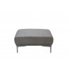 J&M Furniture King Leather Sofa ottoman