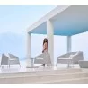 Cane-Line Kingston Lounge Chair Stackable outdoor view - Cane-Line Kingston Lounge Chair Stackable outdoor view