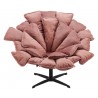 Kipas Accent Chair in Pink- front view 2