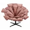 Kipas Accent Chair in Pink- front view 2 - Kipas Accent Chair in Pink- front view 2