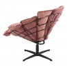 Kipas Accent Chair in Pink- Side view 2