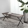 Sunpan Elon Bench - Vintage Cognac Leather - Lifestyle - Sunpan Elon Bench - Vintage Cognac Leather - Lifestyle