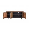 Novo Solo TV Dresser 3 Drawers - Drawers Opened