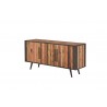 Novo Solo TV Dresser 3 Drawers - Angled with Drawers Closed