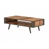Nova Solo Coffee Table Open Shelf - Angled - Nova Solo Coffee Table Open Shelf - Angled