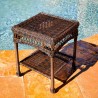 Tortuga Outdoor Portside Classic Wicker Rocking Chair 3pc Set  10