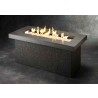 Outdoor Greatroom Company Key Largo Fire Pit W/Midnight Mist Supercast Top Gray Base - Lifestyle