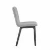 Sunpan Keldon Dining Chair - Belfast Heather Grey - Set of Two - Side Angle - Sunpan Keldon Dining Chair - Belfast Heather Grey - Set of Two - Side Angle