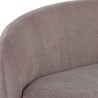 Sunpan Kendra Sofa in Planet Lilac - Closeup Top Angle
