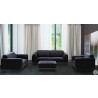 J&M Furniture Knight Sofa Collection In Black 