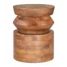  Kollam Side Table in Walnut- Front view 1 -  Kollam Side Table in Walnut- Front view 1
