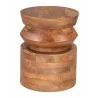  Kollam Side Table in Walnut- Front view 2 -  Kollam Side Table in Walnut- Front view 2