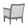 Sunpan Toscana Lounge Chair Nono Cream - Back Side Angle - Sunpan Toscana Lounge Chair Nono Cream - Back Side Angle