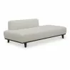 Moe's Home Collection Bennett Daybed, Warm White - Front Side Angle - Moe's Home Collection Bennett Daybed, Warm White - Front Side Angle