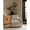 Moe's Home Collection Linden Swivel Chair in Soft Beige - Lifestyle - Moe's Home Collection Linden Swivel Chair in Soft Beige - Lifestyle