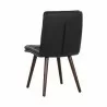 Sunpan Zelia Dinng Chair - Linea Black Leather - Set of Two - Back Side Angle - Sunpan Zelia Dinng Chair - Linea Black Leather - Set of Two - Back Side Angle