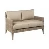 Alfresco Home Cornwall Deep Seating Love Seat - Front Side Angle - Alfresco Home Cornwall Deep Seating Love Seat - Front Side Angle
