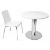 Technopolymer With Chromed Steel Tube Frame Chair - KUADRA-S  - Set - Technopolymer With Chromed Steel Tube Frame Chair - KUADRA-S  - Set