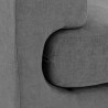 Sunpan Harmony Modular in Corner Chair - Danny Dark Grey - Seat Closeup Angle