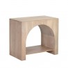 Sunpan Salma Side Table - Front Side Angle