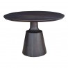Moe's Home Collection Myron Dining Table, Dark Brown - Front Top Angle