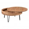 Moe's Home Collection Privado Storage Coffee Table - Front Opened Angle