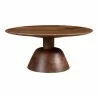 Moe's Home Collection Nels Coffee Table Dark Brown - Front Angle - Moe's Home Collection Nels Coffee Table Dark Brown - Front Angle